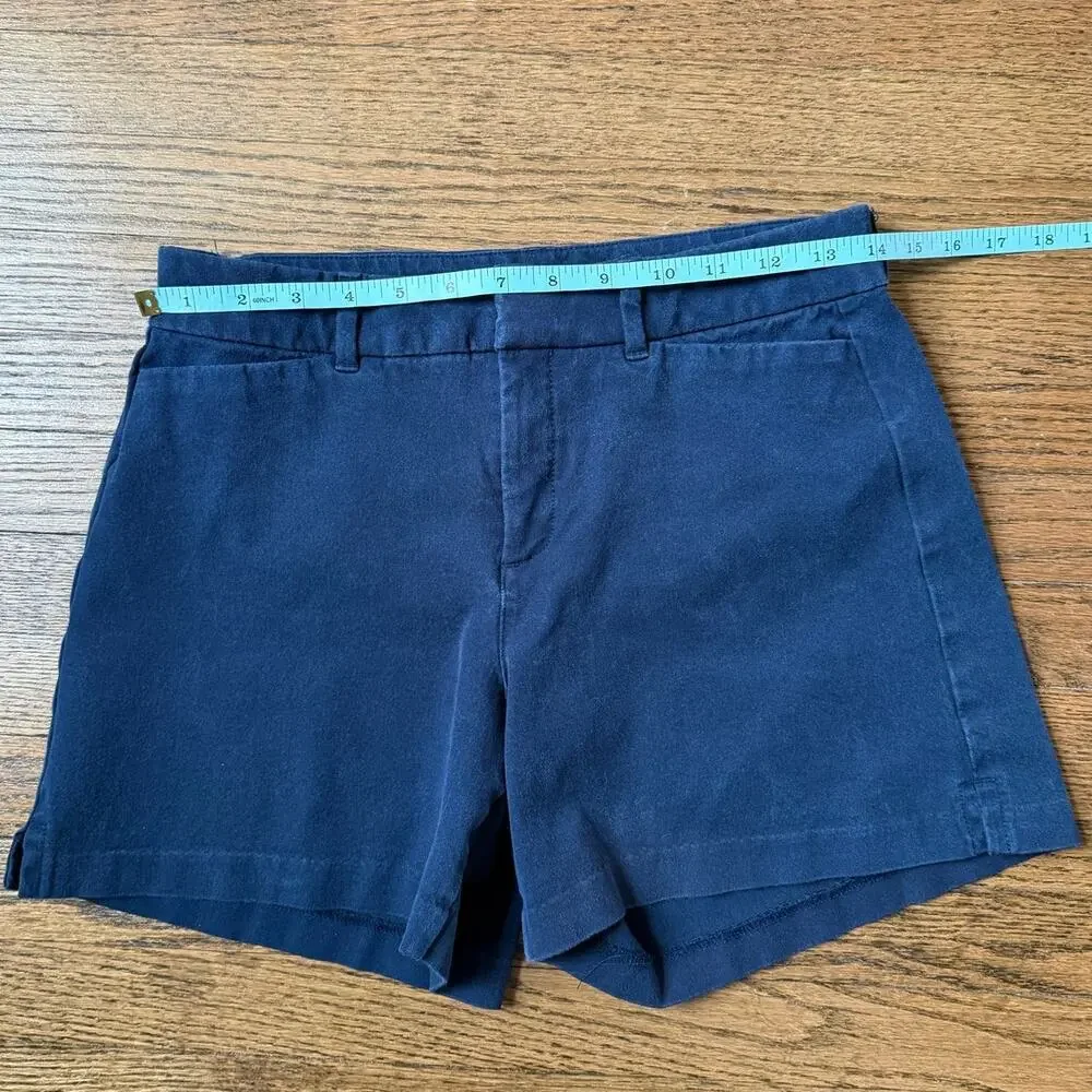 Old Navy High-Rise Pixy Navy Blue Chino Shorts Size 4